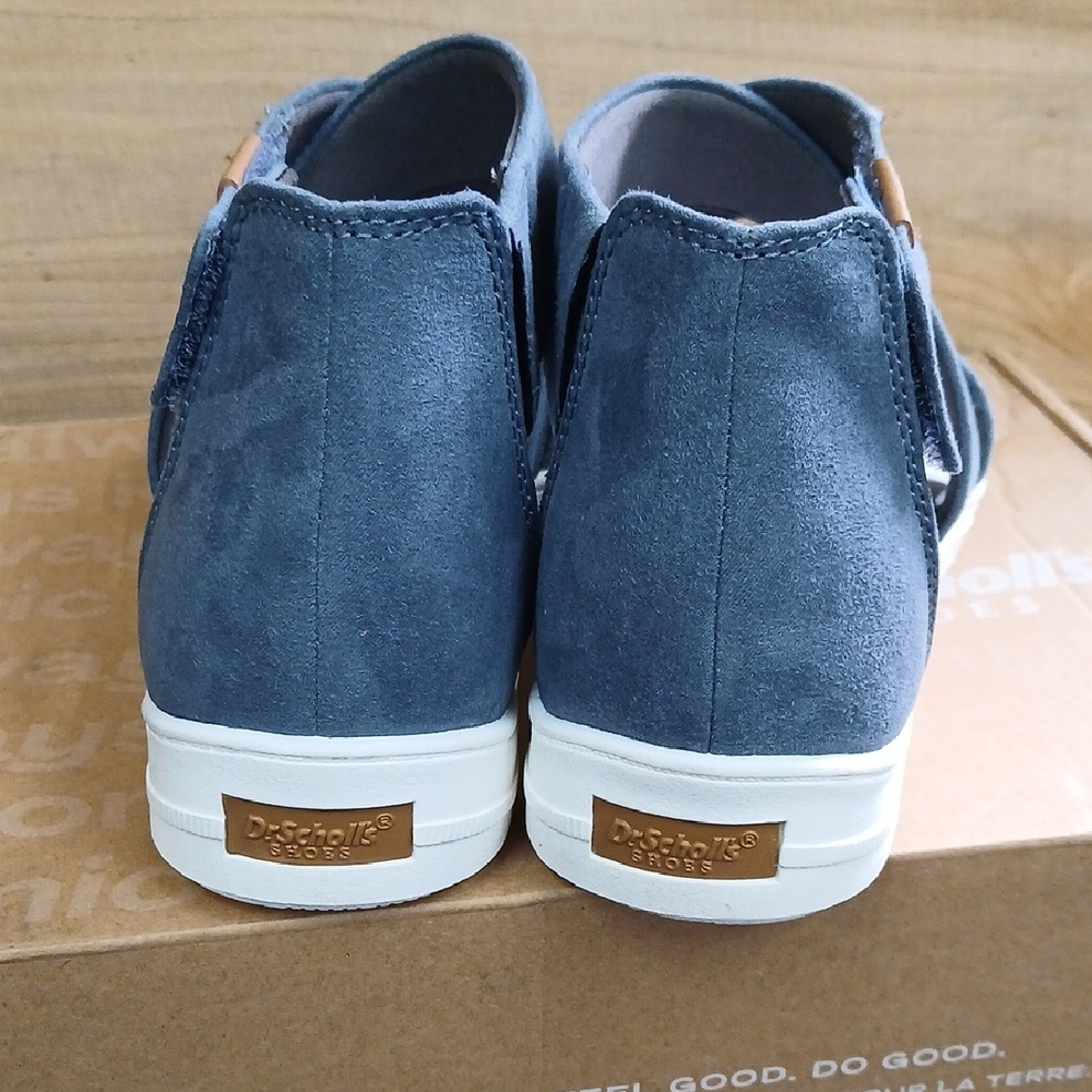 Dr. Scholl's womens time off fun ankle strap size 6.5 navy - Picture 6 of 10